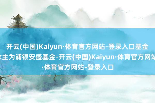 开云(中国)Kaiyun·体育官方网站-登录入口基金处治东说念主为浦银安盛基金-开云(中国)Kaiyun·体育官方网站-登录入口
