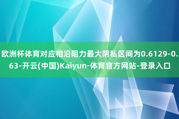 欧洲杯体育对应相沿阻力最大阴私区间为0.6129-0.63-开云(中国)Kaiyun·体育官方网站-登录入口