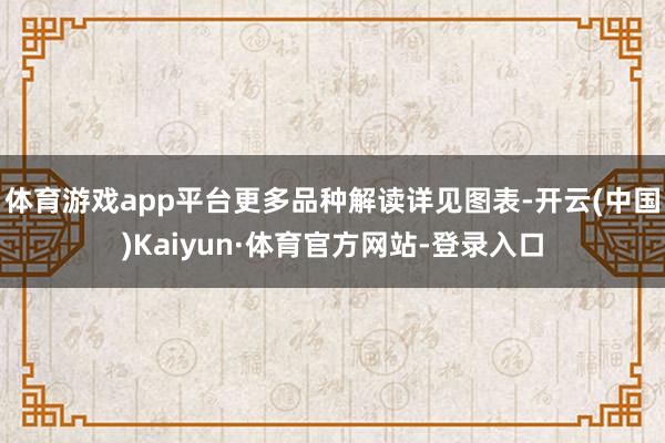 体育游戏app平台更多品种解读详见图表-开云(中国)Kaiyun·体育官方网站-登录入口