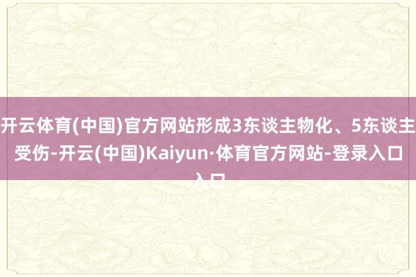开云体育(中国)官方网站形成3东谈主物化、5东谈主受伤-开云(中国)Kaiyun·体育官方网站-登录入口