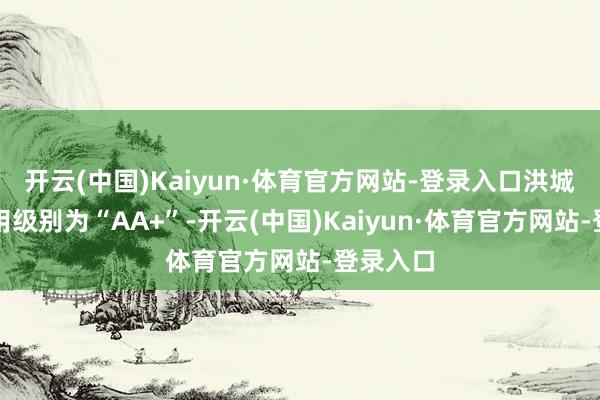 开云(中国)Kaiyun·体育官方网站-登录入口洪城转债信用级别为“AA+”-开云(中国)Kaiyun·体育官方网站-登录入口